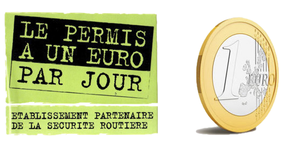 Logo du permis à un euro par jour
